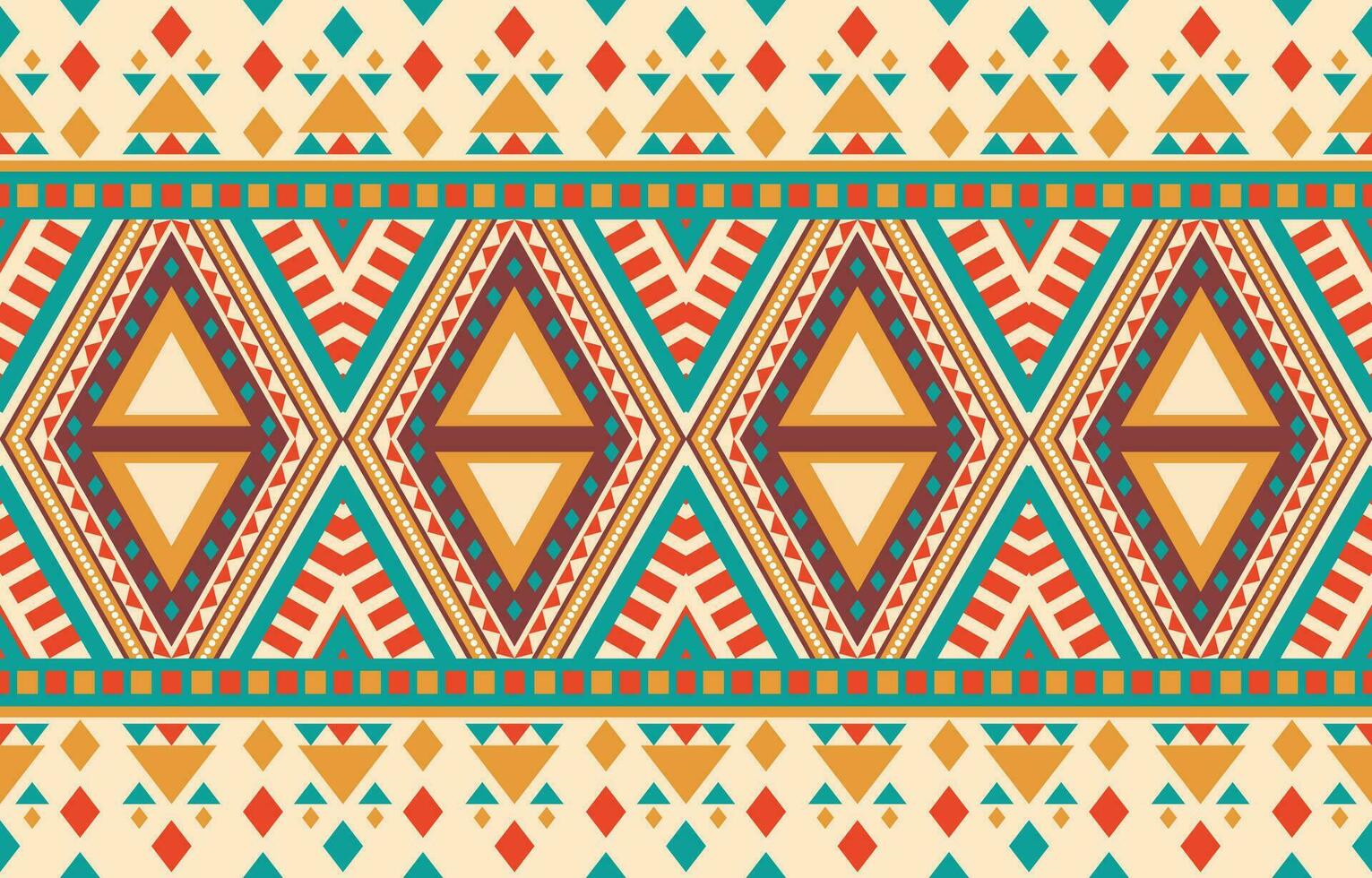 etnisk abstrakt ikat konst. aztec prydnad skriva ut. geometrisk etnisk mönster sömlös Färg orientalisk. design för bakgrund ,ridå, matta, tapet, Kläder, omslag, batik, vektor illustration.