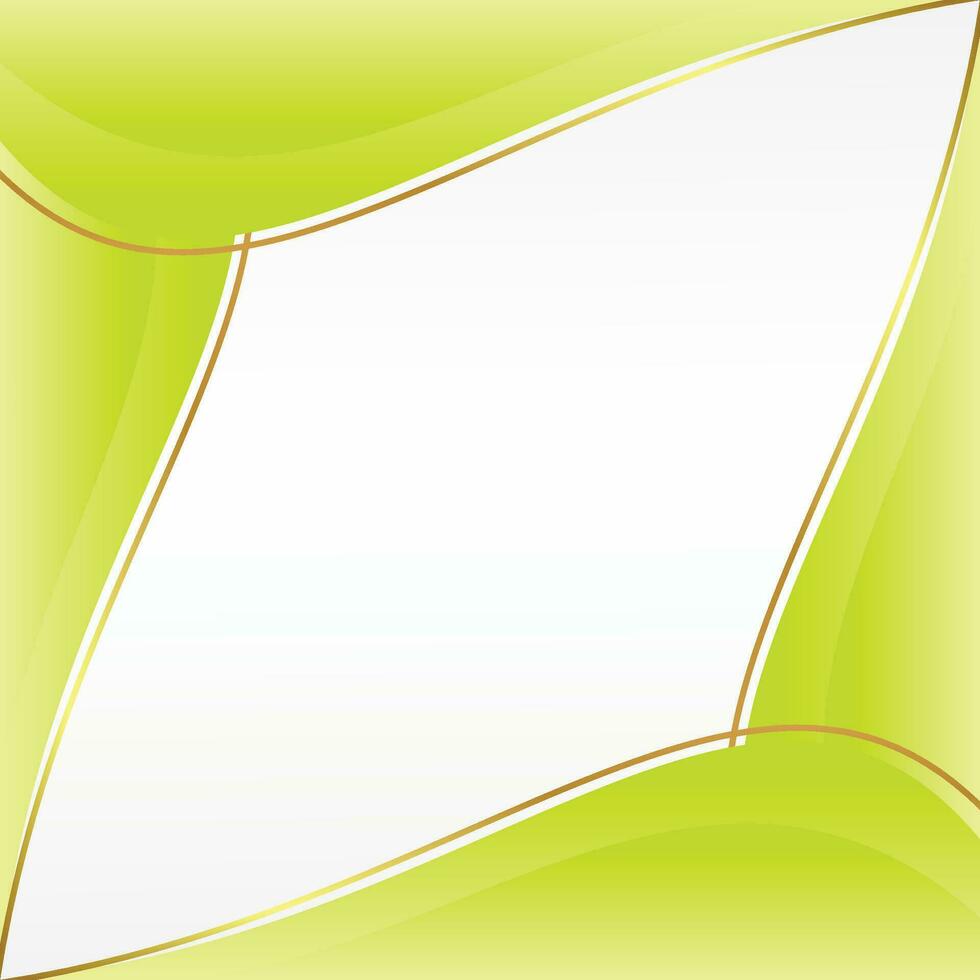 lutning grön bakgrund med blad mönster, fri kopia Plats område. mall för baner, affisch, social media, webb. vektor