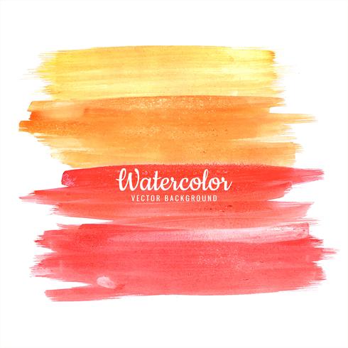 Elegantes Anschlagdesign des abstrakten bunten handdraw Aquarells vektor