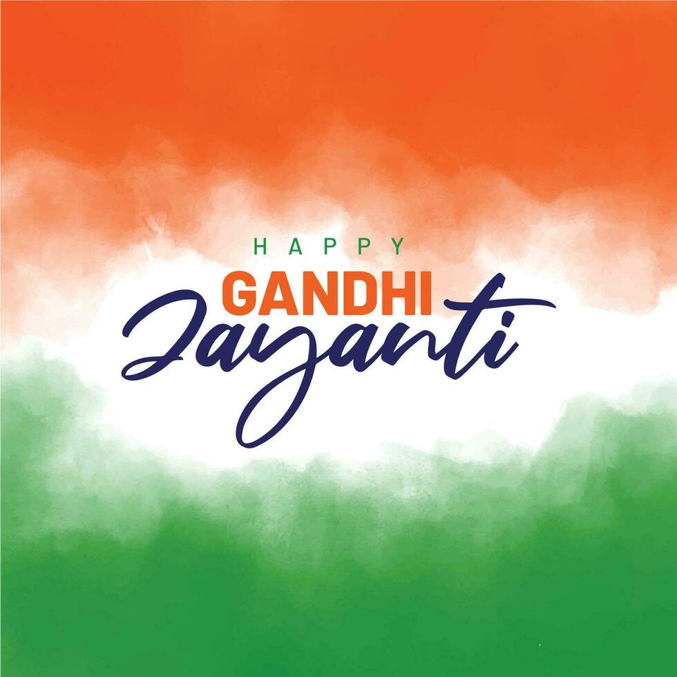 glücklich Gandhi Jayanti. 2 .. Oktober. Gandhi Jayanti Vektor Illustration