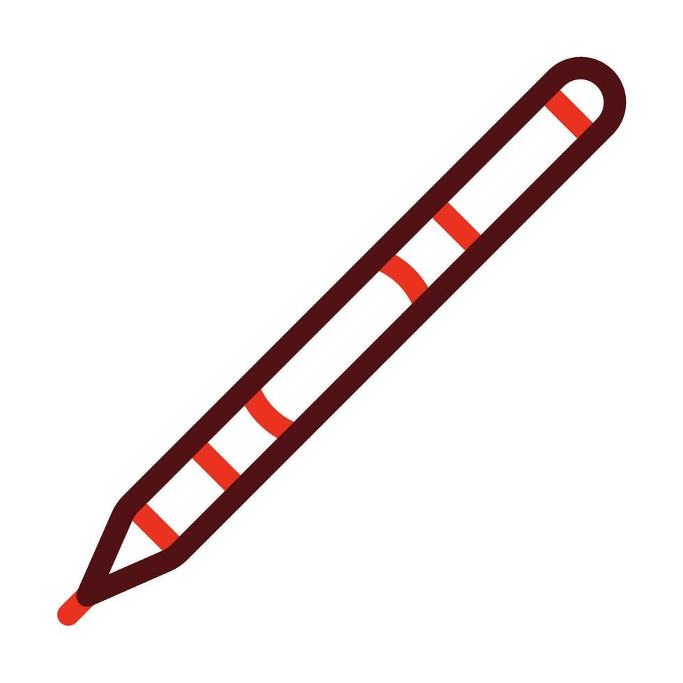 Bleistift Vektor dick Linie zwei Farbe Symbole zum persönlich und kommerziell verwenden.