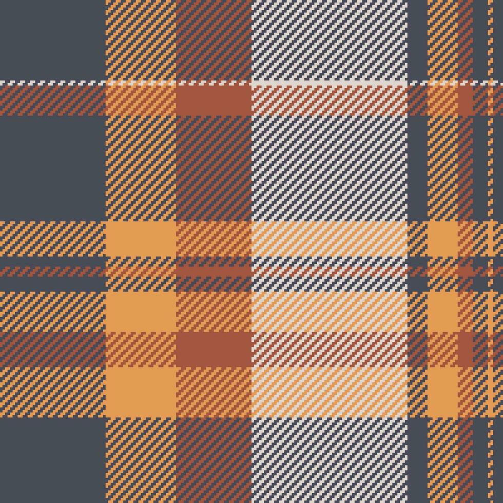 prüfen Hintergrund Tartan von Textur Vektor nahtlos mit ein Plaid Muster Textil- Stoff.