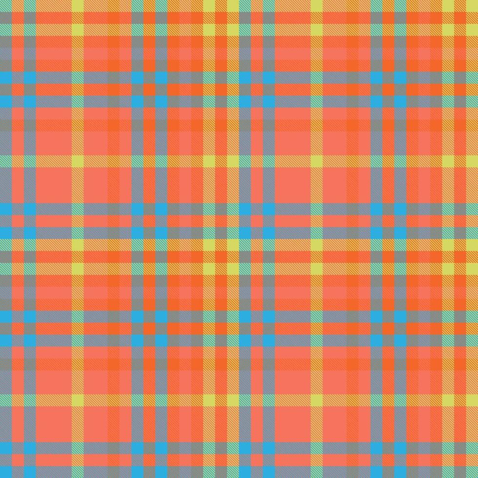 Textur nahtlos Hintergrund von Textil- Tartan prüfen mit ein Plaid Vektor Muster Stoff.