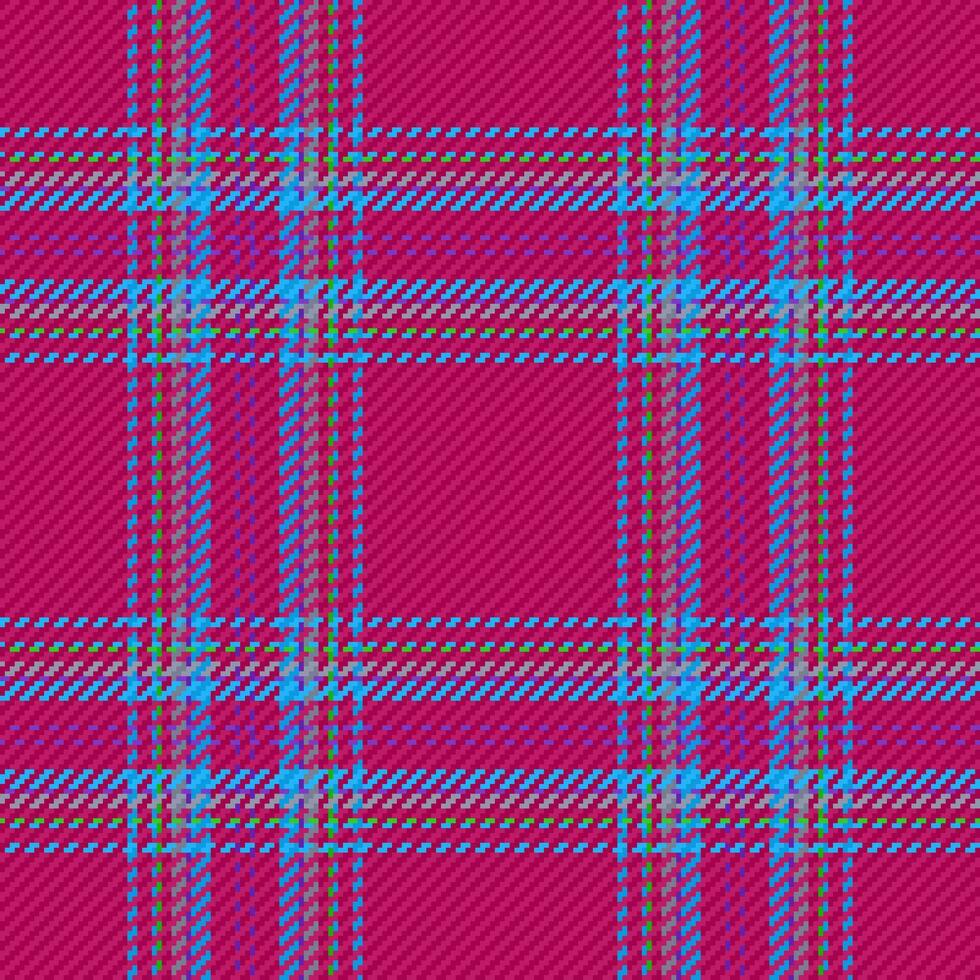 kolla upp bakgrund vektor av pläd textil- textur med en tartan mönster tyg sömlös.