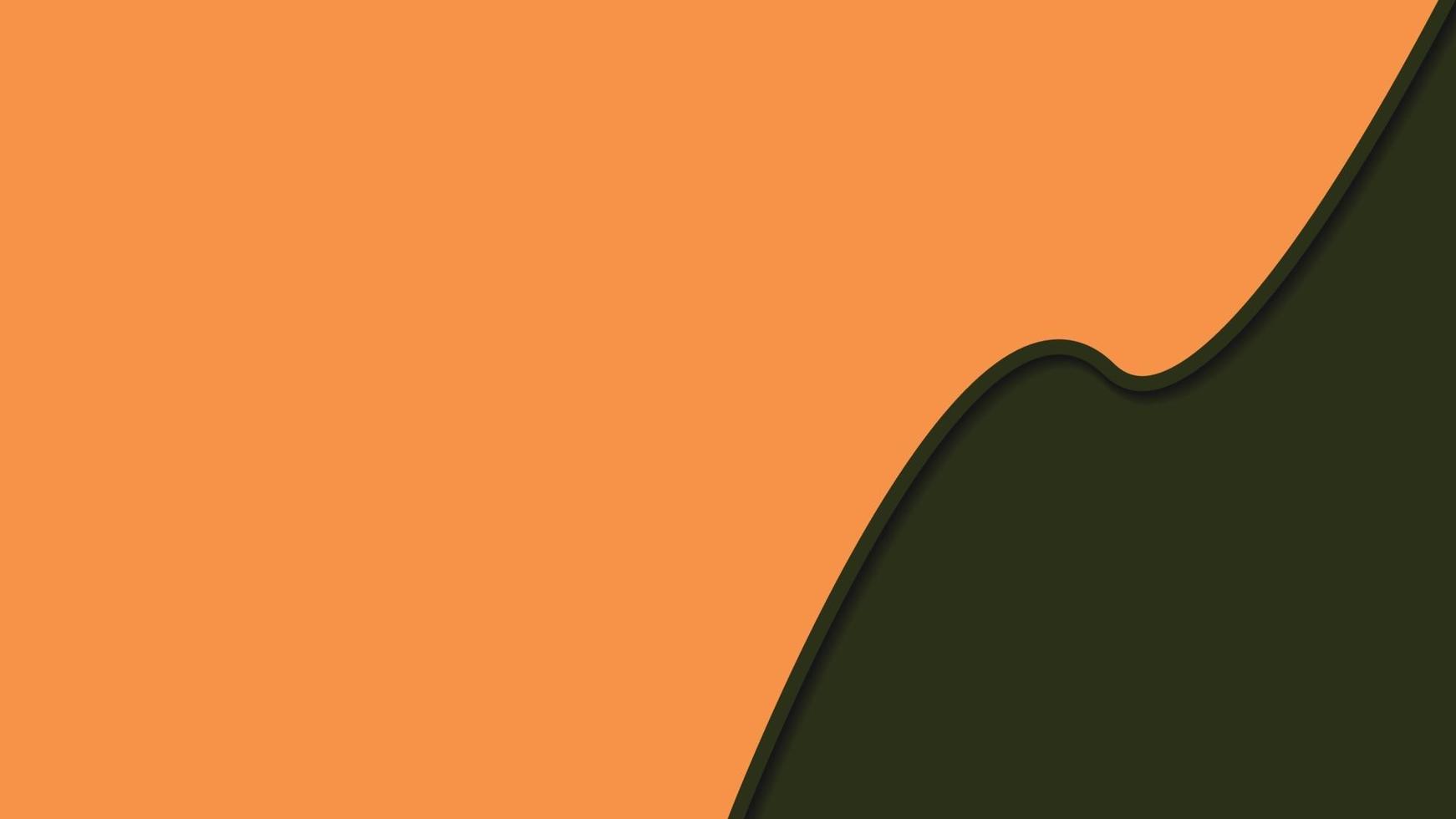 Leerzeichenhintergrund mit orange und grüner Armeefarbe freier Vektor