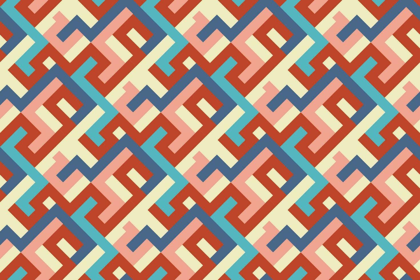 nahtloses abstraktes geometrisches Muster. Vektor-Illustration. vektor