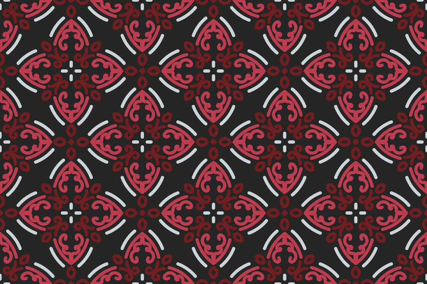 orientalisch Muster. Weiss, rot und schwarz Hintergrund mit Arabisch Ornamente. Muster, Hintergrund und Hintergrund zum Ihre Design. Textil- Ornament. Vektor Illustration.