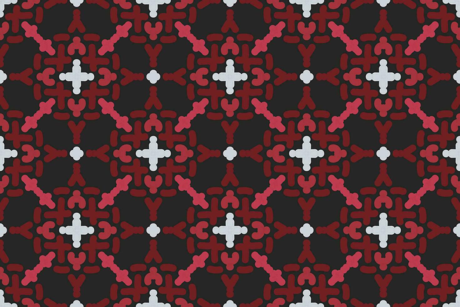 orientalisch Muster. Weiss, rot und schwarz Hintergrund mit Arabisch Ornamente. Muster, Hintergrund und Hintergrund zum Ihre Design. Textil- Ornament. Vektor Illustration.