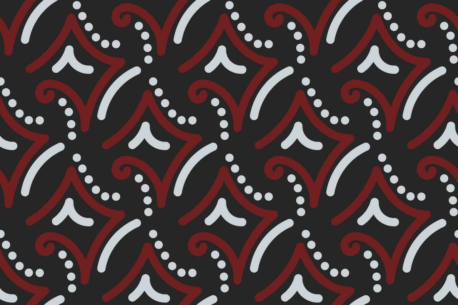 Jahrgang Muster. Rot, schwarz und Weiß Hintergrund mit Jahrgang Ornament. Muster, Hintergrund und Hintergrund zum Ihre Design. Textil- Ornament. Vektor Illustration.