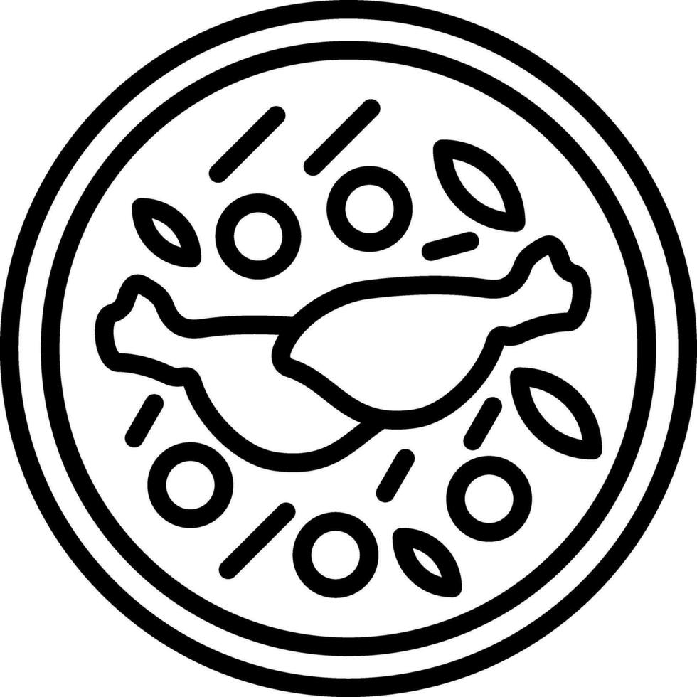 Hähnchen Curry Vektor Symbol Design