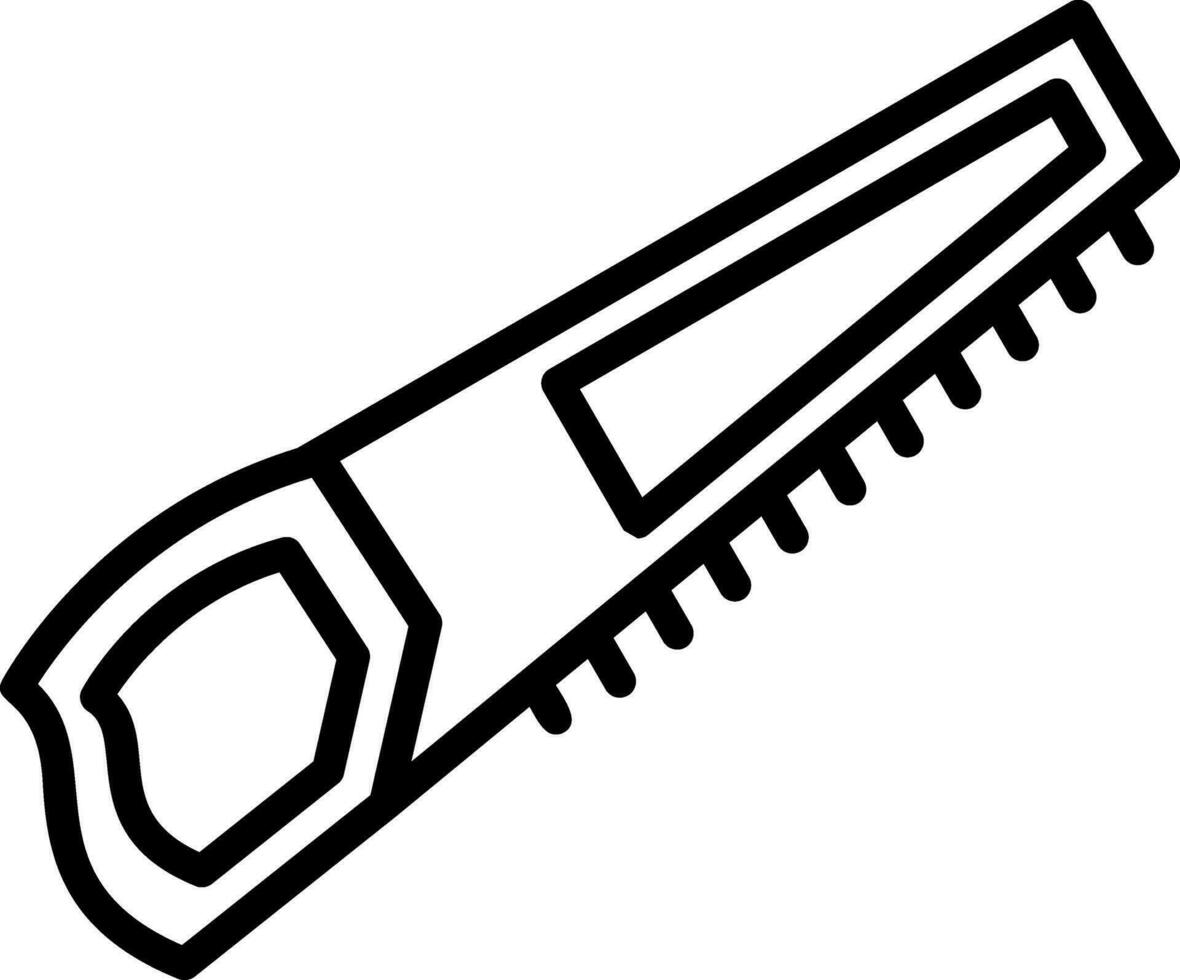 Säge-Vektor-Icon-Design vektor