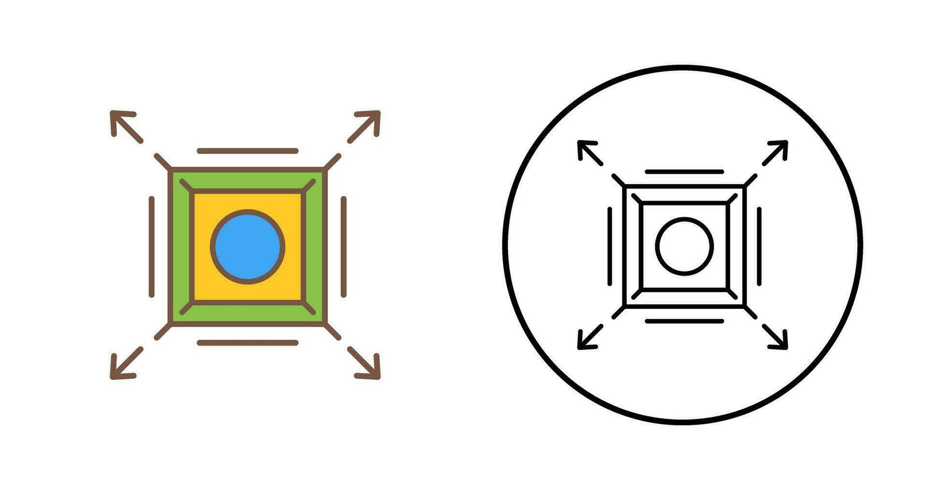 Maximieren Sie das Vektorsymbol vektor