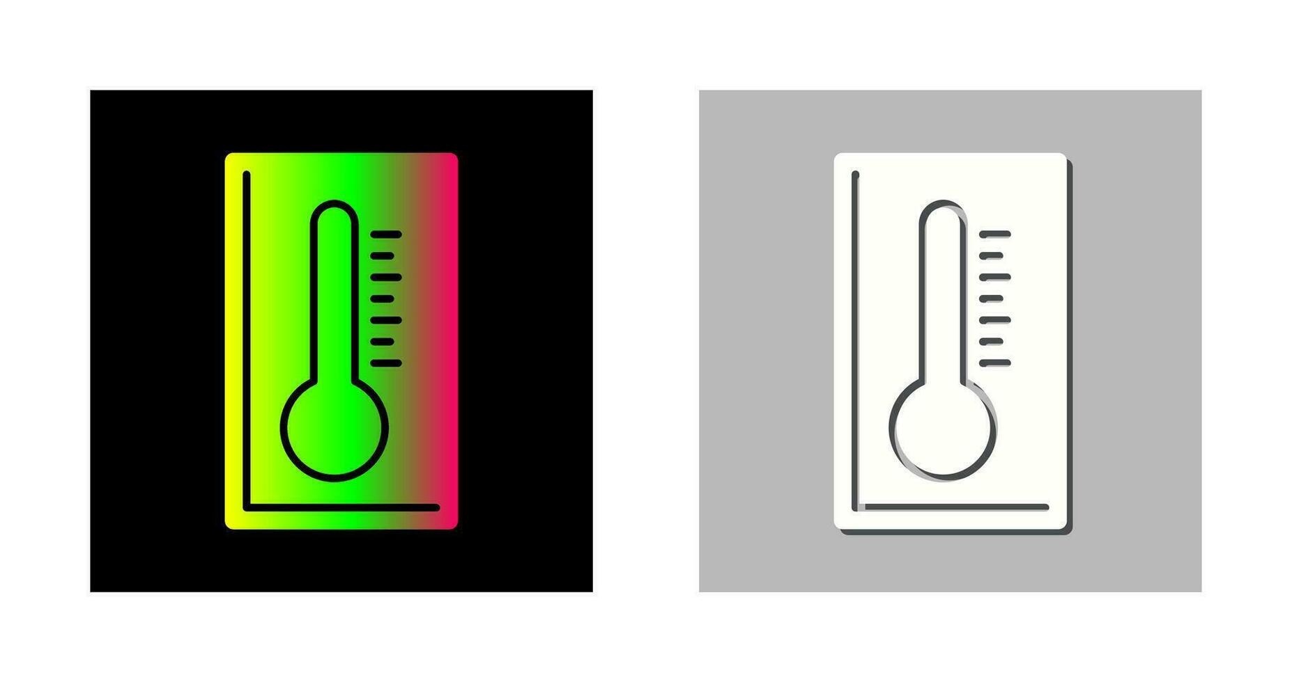 Thermometer-Vektor-Symbol vektor