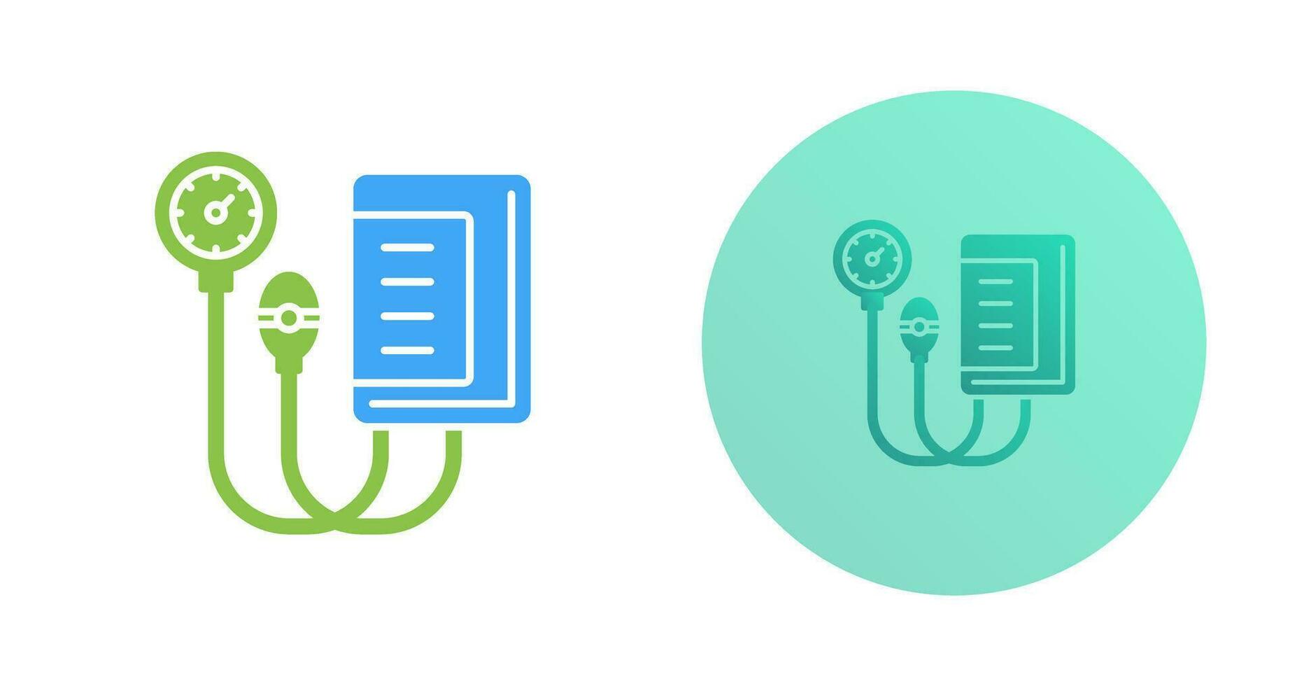 Vektorsymbol für Blutdruckmessgerät vektor