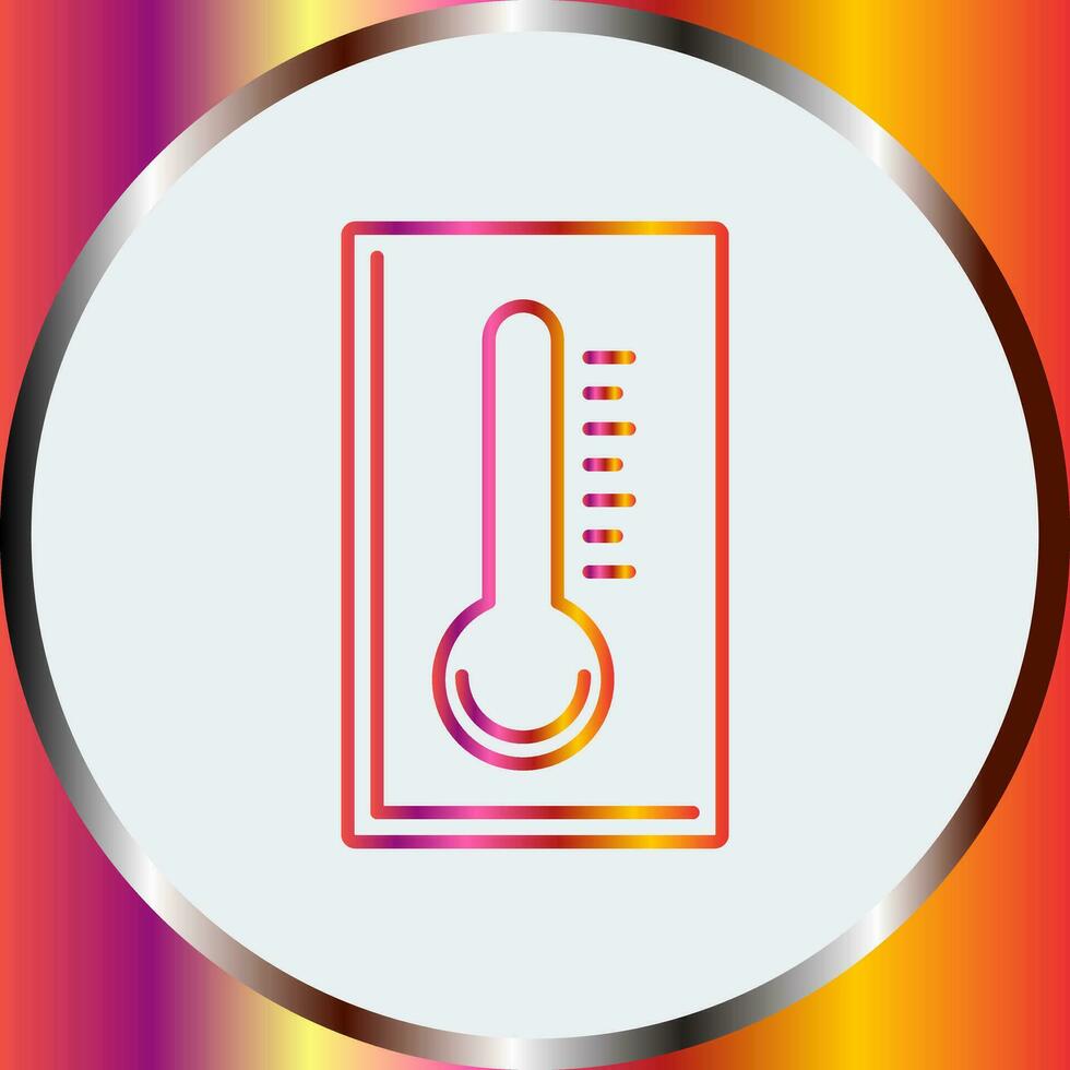 Thermometer-Vektor-Symbol vektor