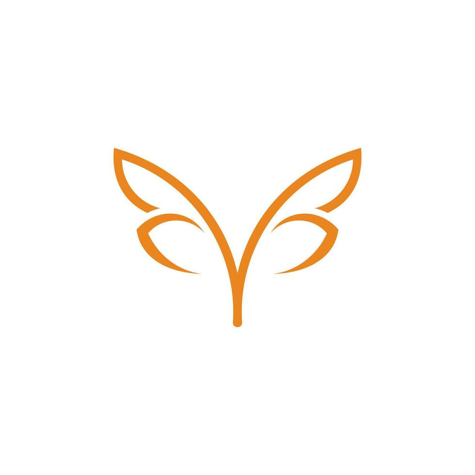 Brief y Schönheit fliegen Flügel Symbol Logo Vektor