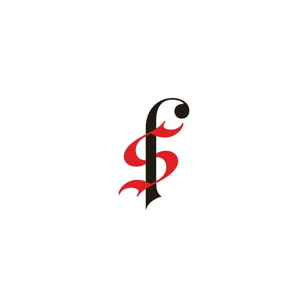 brev sr enkel röd flamma symbol dekoration vektor