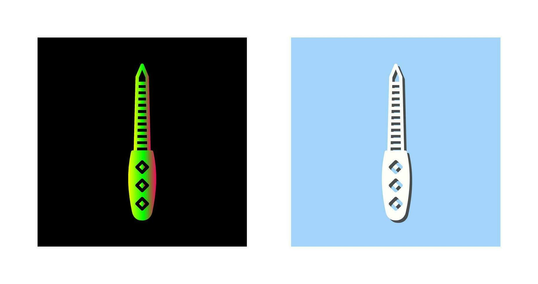 Vektorsymbol für Nagelfeile vektor