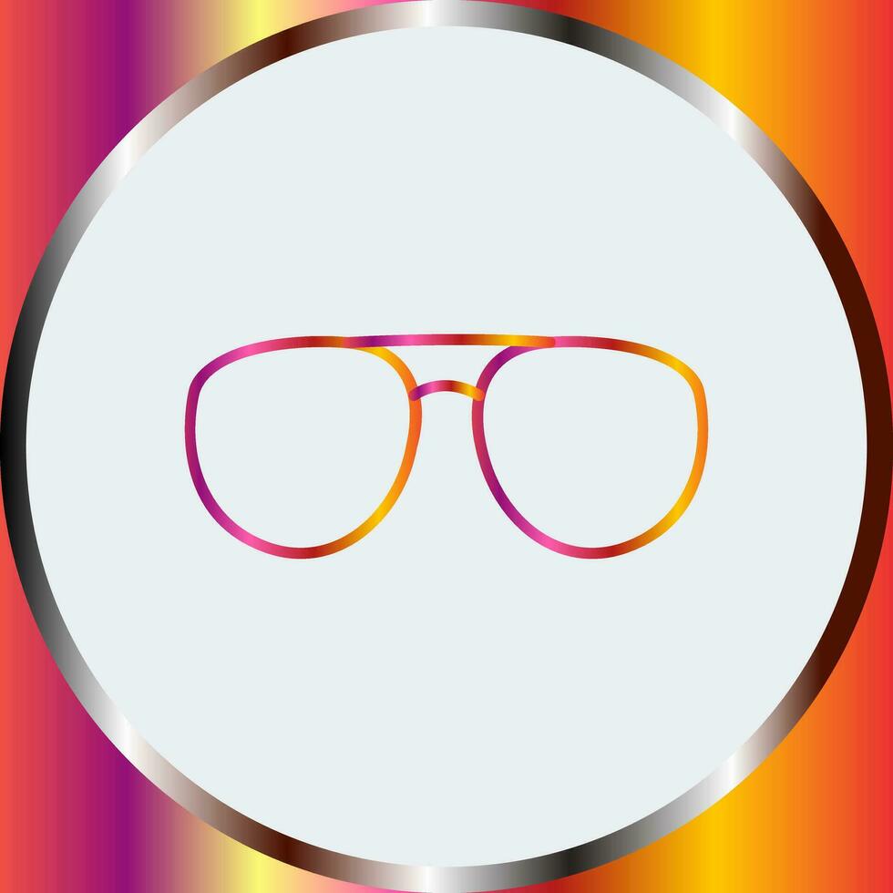 unik glasögon vektor ikon