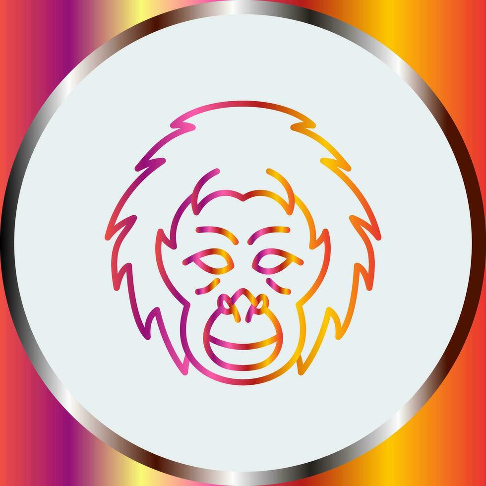 Orang-Utan-Vektorsymbol vektor