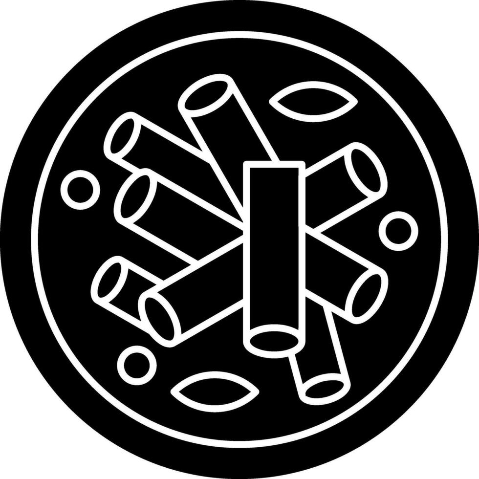 gebacken ziti Vektor Symbol Design