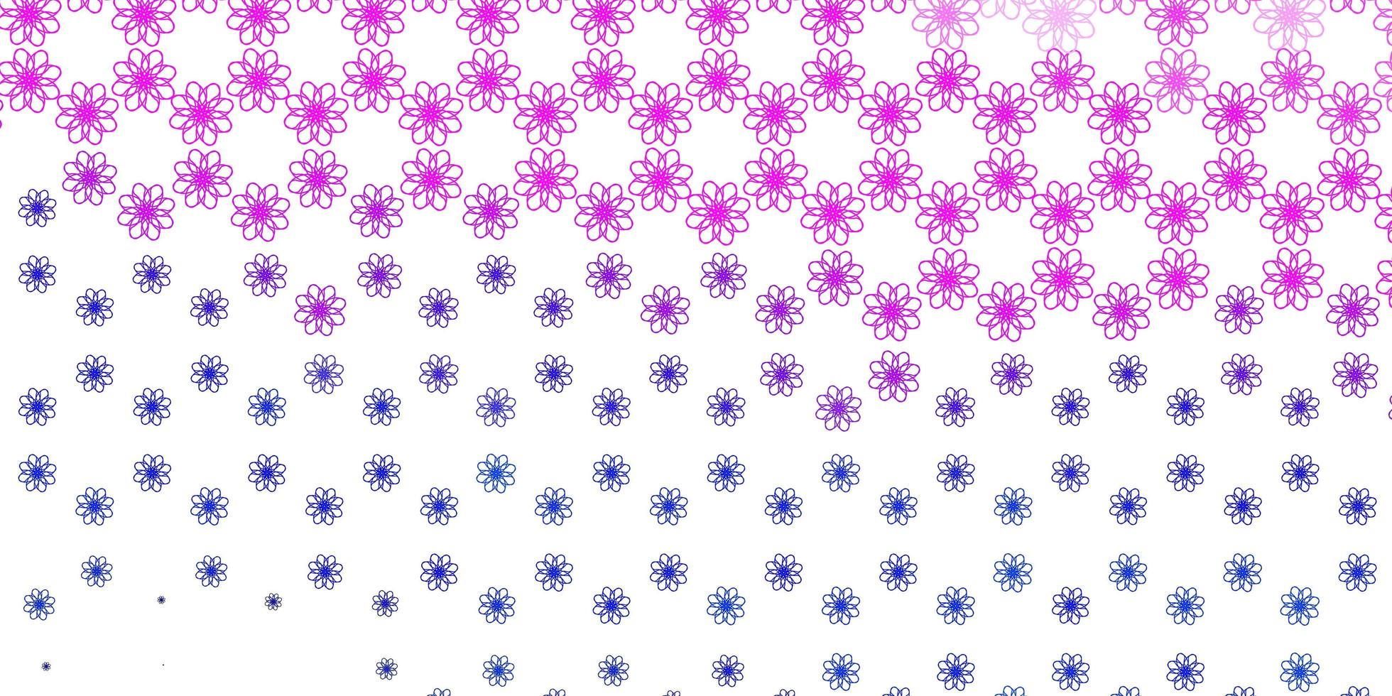 ljusrosa, blå vektorbakgrund med linjer. vektor