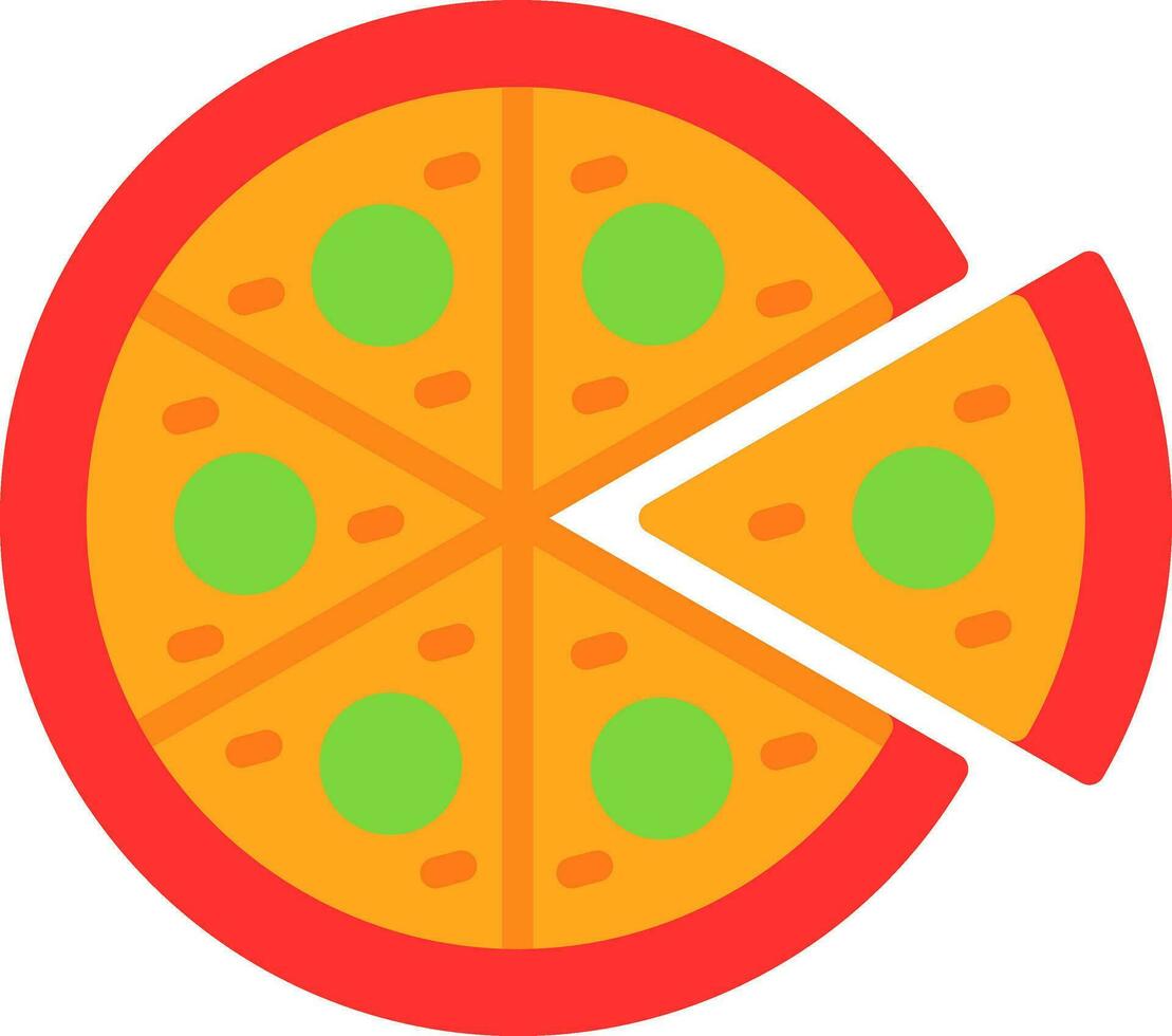 Margherita Pizza Vektor Symbol Design