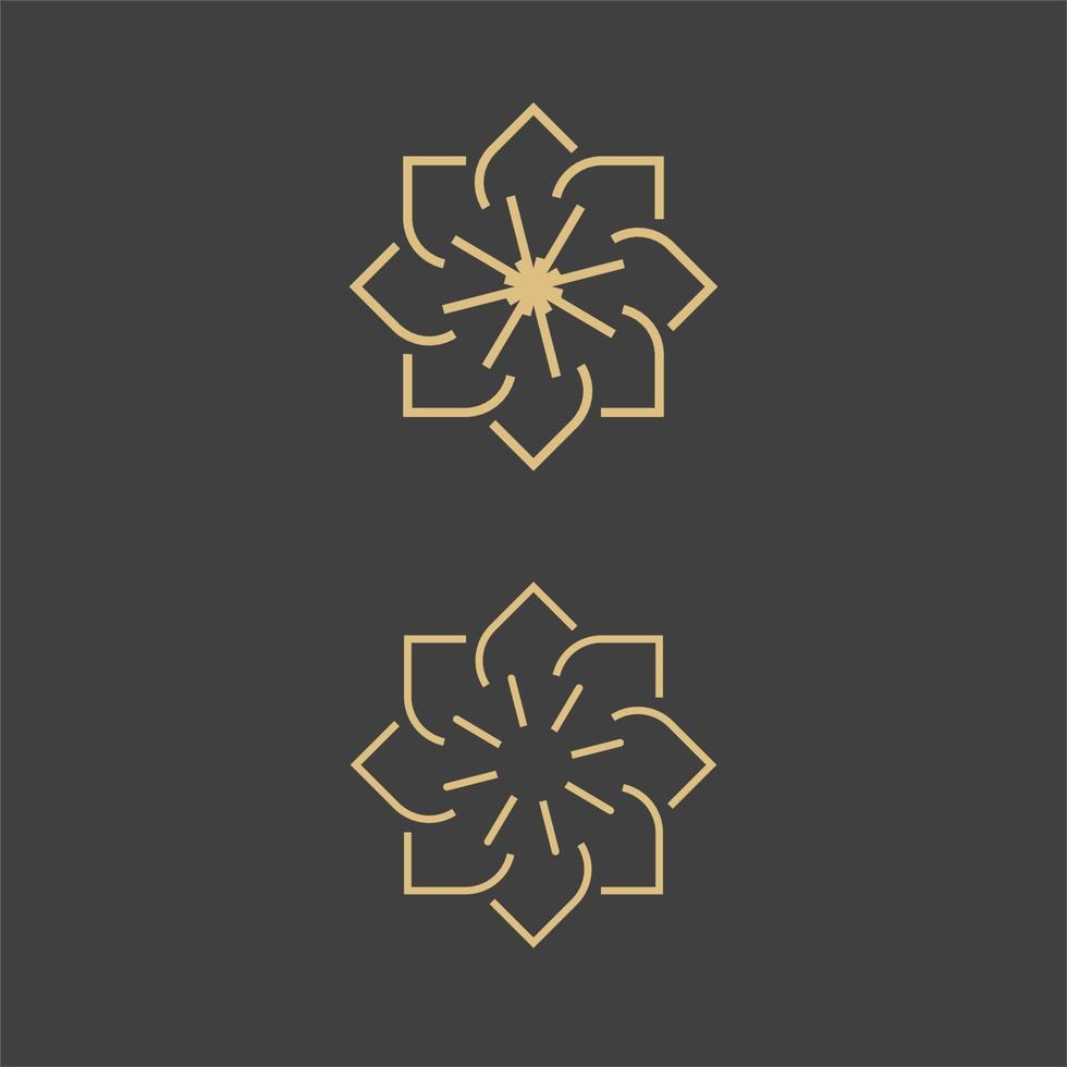 geometriska arabiska dekorativa symbolmall vektor