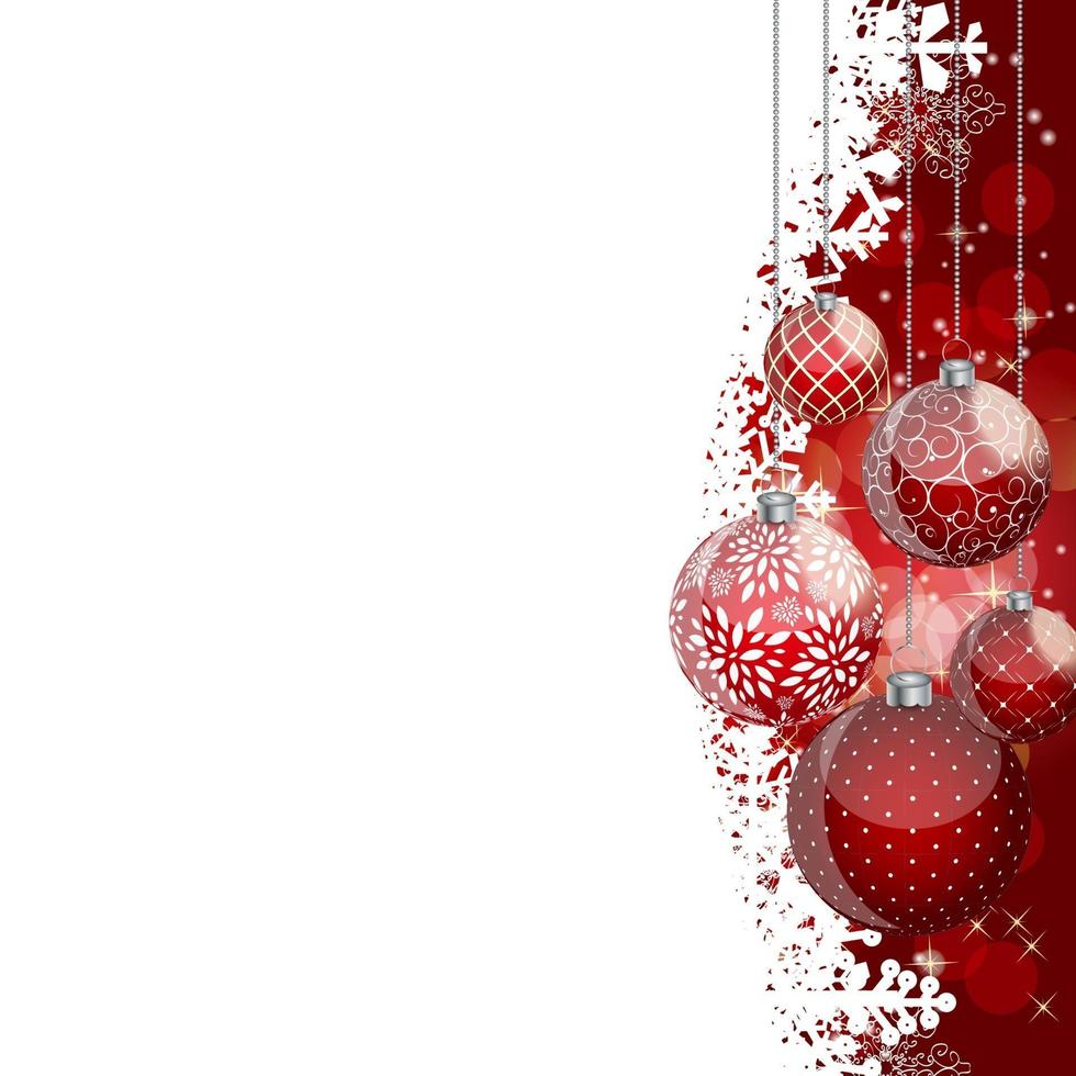 abstrakte Schönheit Weihnachten und Neujahr Hintergrund. Vektorillustration vektor