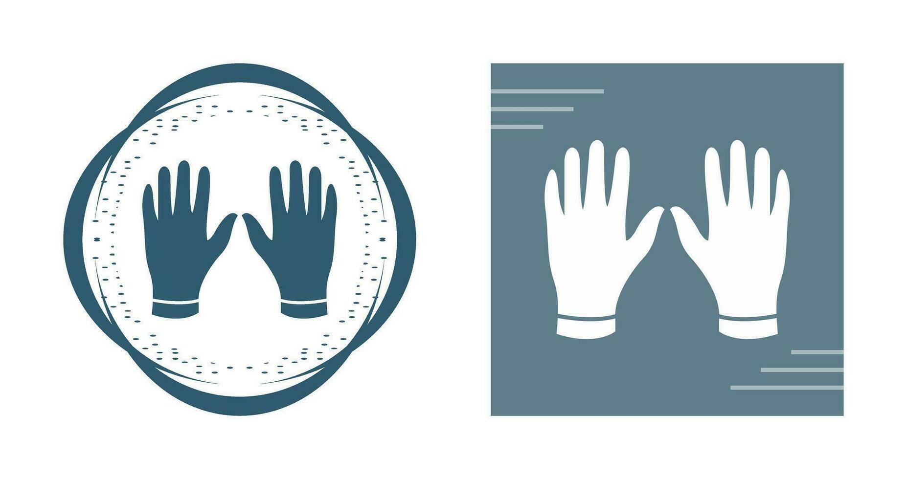Vektorsymbol für Handschuhe vektor