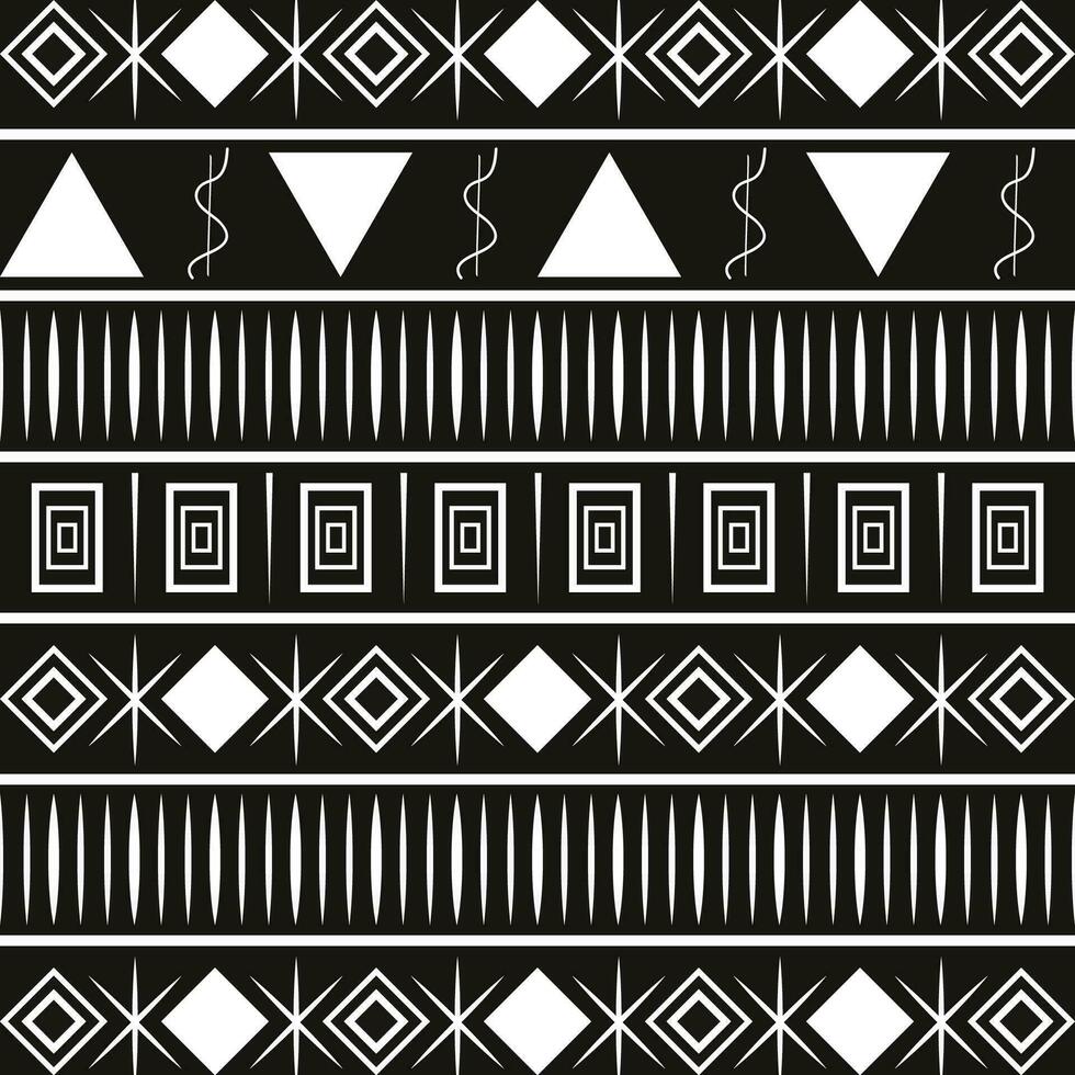 Benutzerdefiniert besitzen gemacht Stammes- ethnisch Muster schwarz Hintergrund vektor