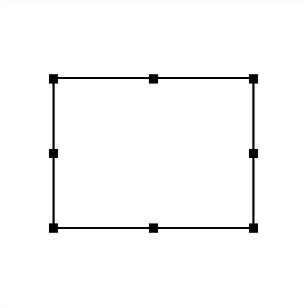 vektor ram gräns vertikal abstrakt översikt form ikon för dekorativ årgång klotter element för design