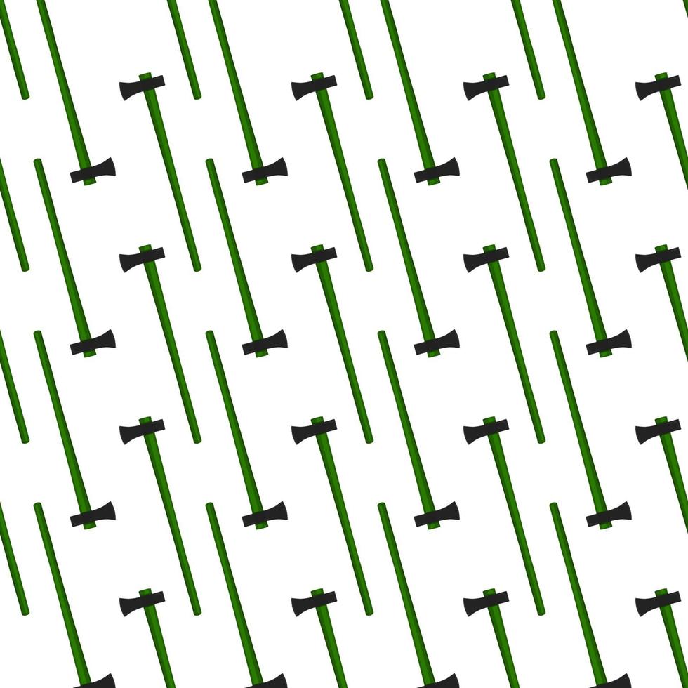 Illustration zum Thema Muster Stahläxte mit Holzgriff vektor