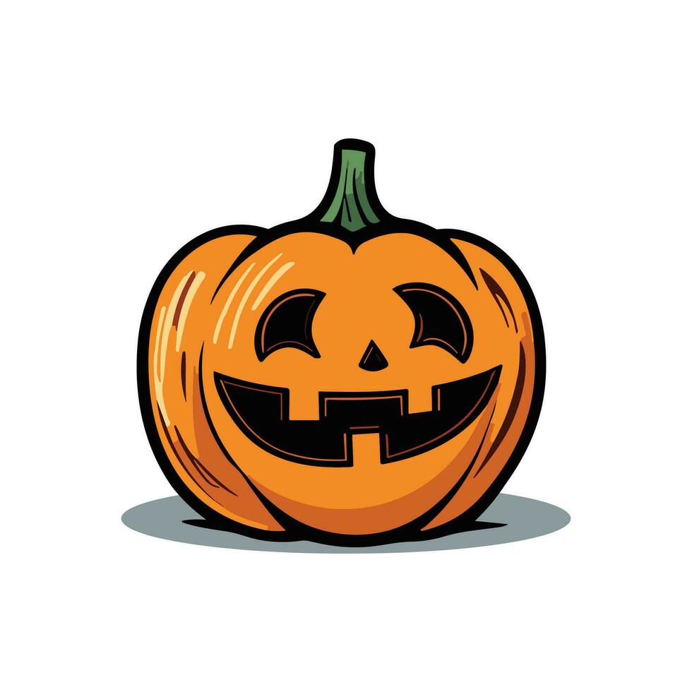 halloween pumpa vektor ikon logotyp spöke karaktär tecknad serie illustration