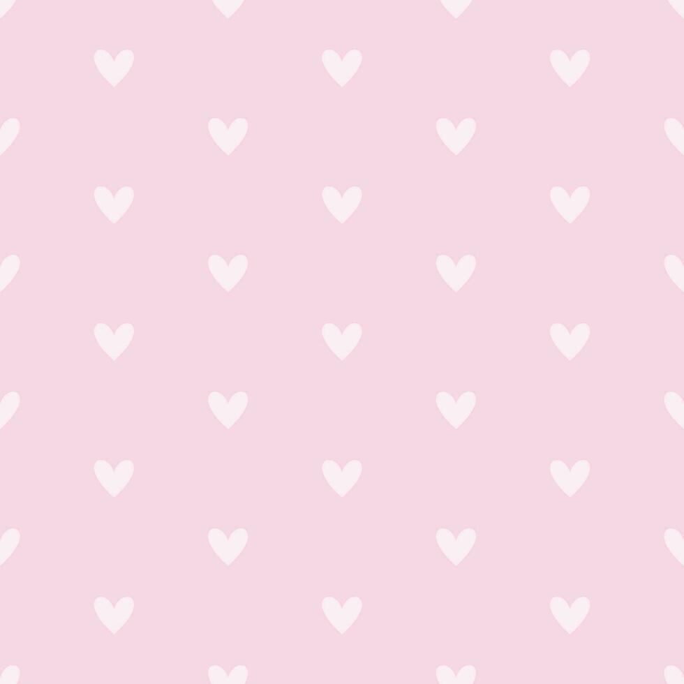 enkel rosa hjärta sömlös mönster design, kärlek bakgrund vektor