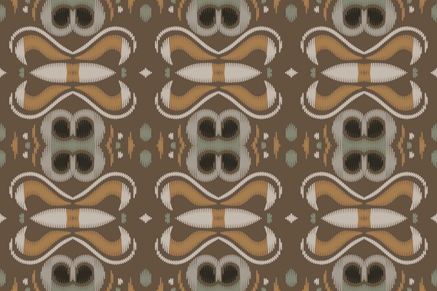 motiv ikat paisley broderi bakgrund. ikat design geometrisk etnisk orientalisk mönster traditionell.aztec stil abstrakt vektor illustration.design för textur, tyg, kläder, inslagning, sarong.