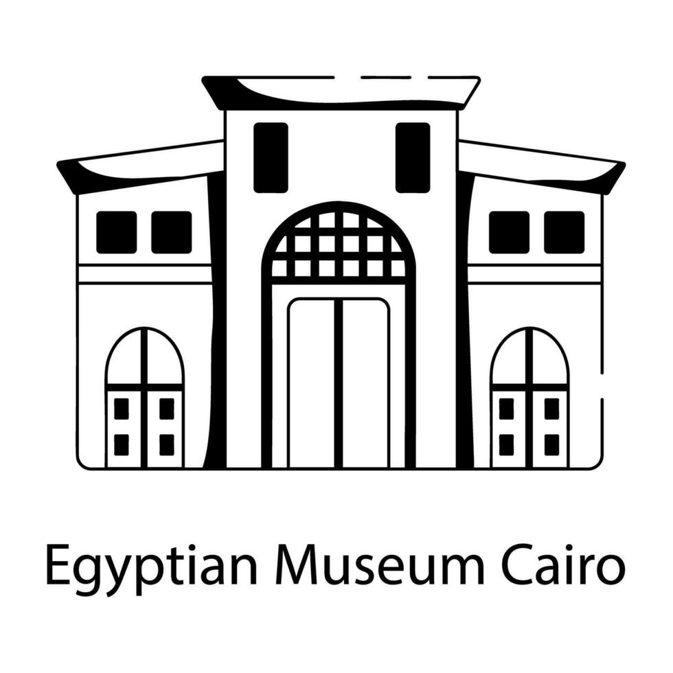ägyptisch Museum Kairo vektor