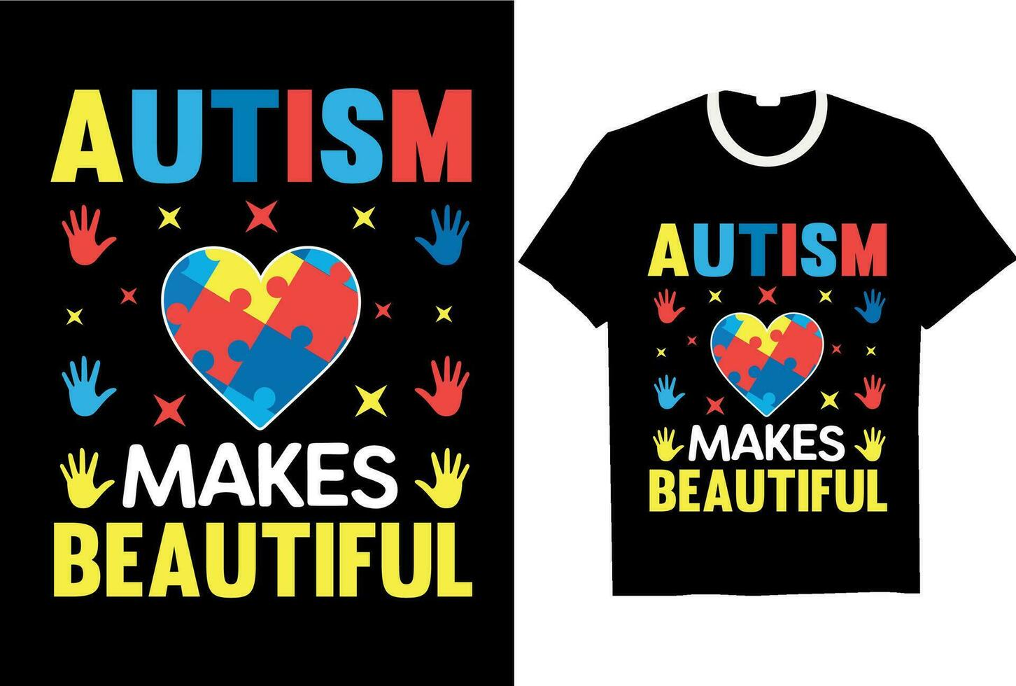 autism t skjorta design, årgång, typografi t skjorta vektor