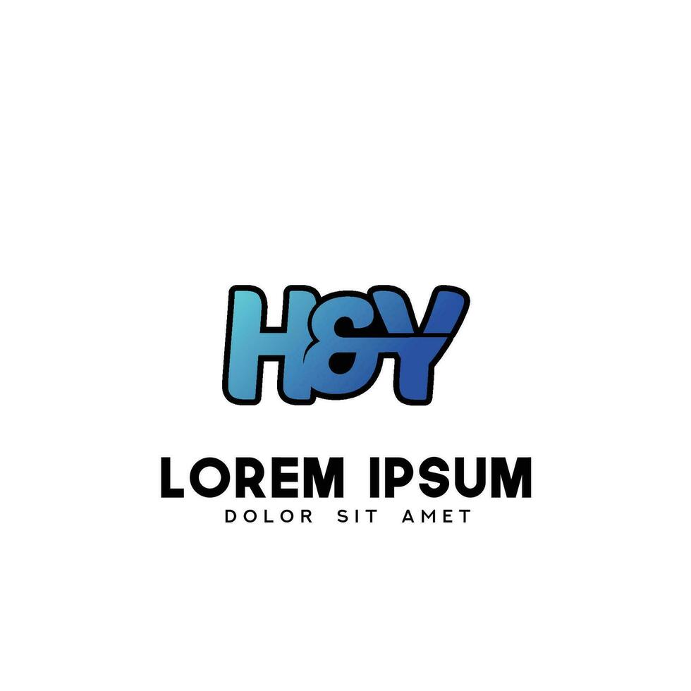 hy första logotyp design vektor