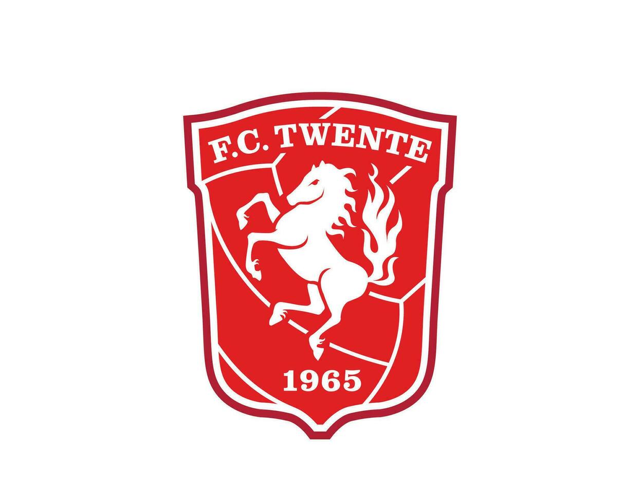 twente klubb logotyp symbol nederländerna eredivisie liga fotboll abstrakt design vektor illustration