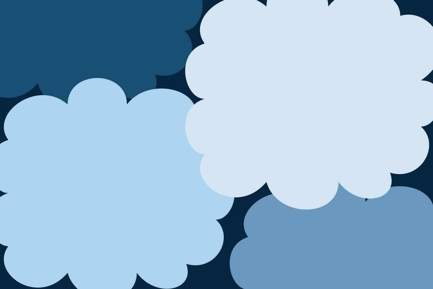 Blau Wolke abstrakt Hintergrund, Vektor Design zum Banner, Poster, Gruß Karte, Sozial Medien, Tapete.