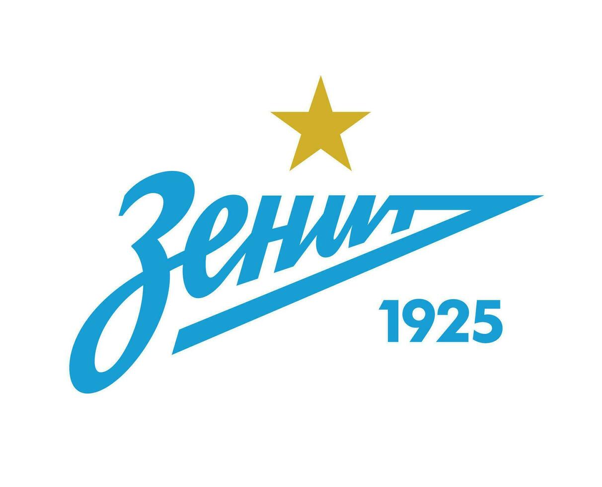 Zenit st Petersburg Verein Symbol Logo Russland Liga Fußball abstrakt Design Vektor Illustration