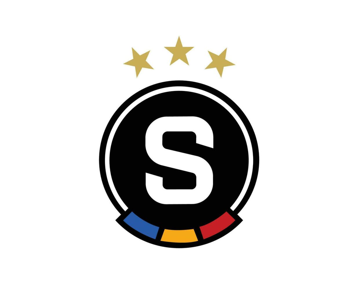 Sparta Prag Verein Logo Symbol Tschechisch Republik Liga Fußball abstrakt Design Vektor Illustration
