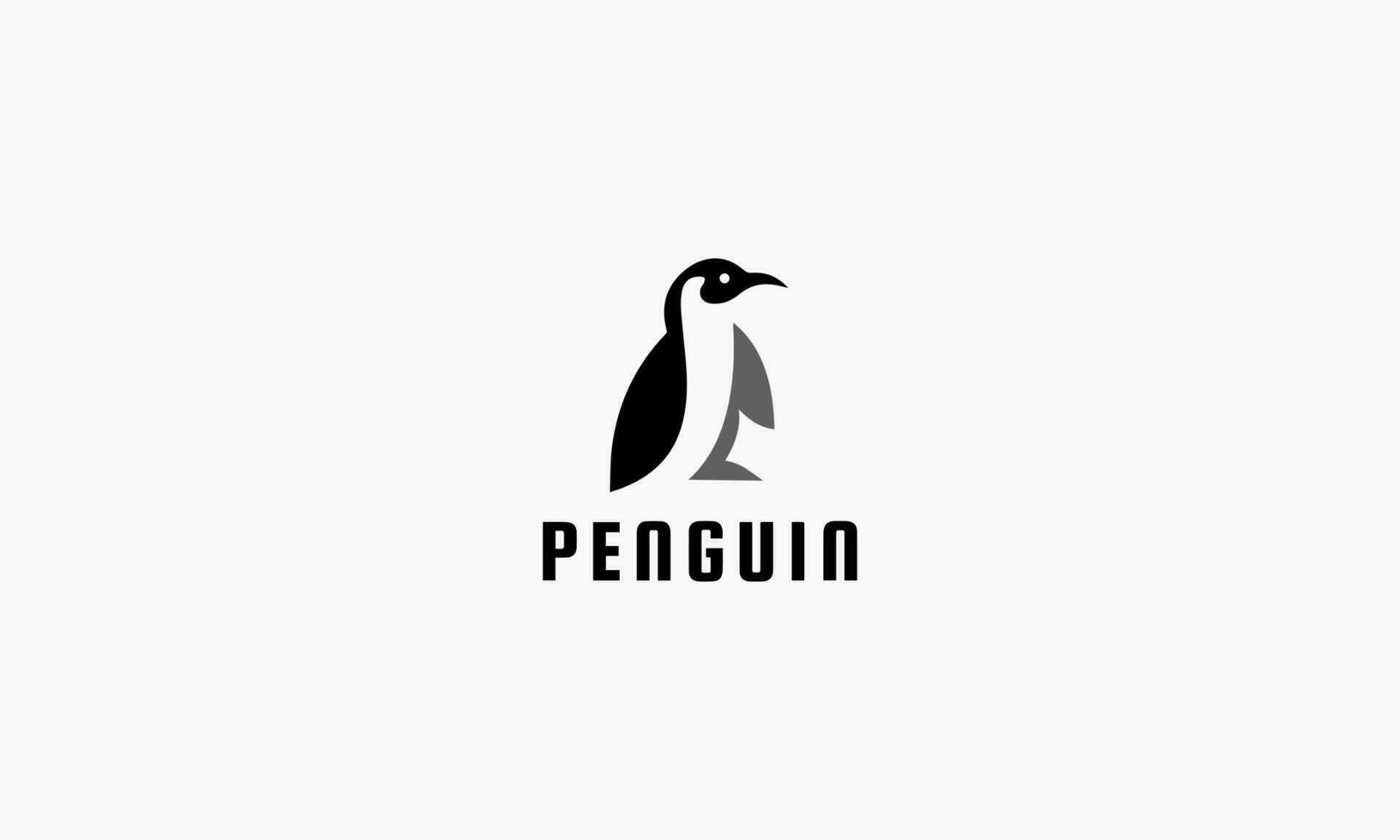 pingvin, minimal logotyp, pingvin logotyp, fågel logotyp, snö fågel logotyp, pingvin minimal logotyp vektor