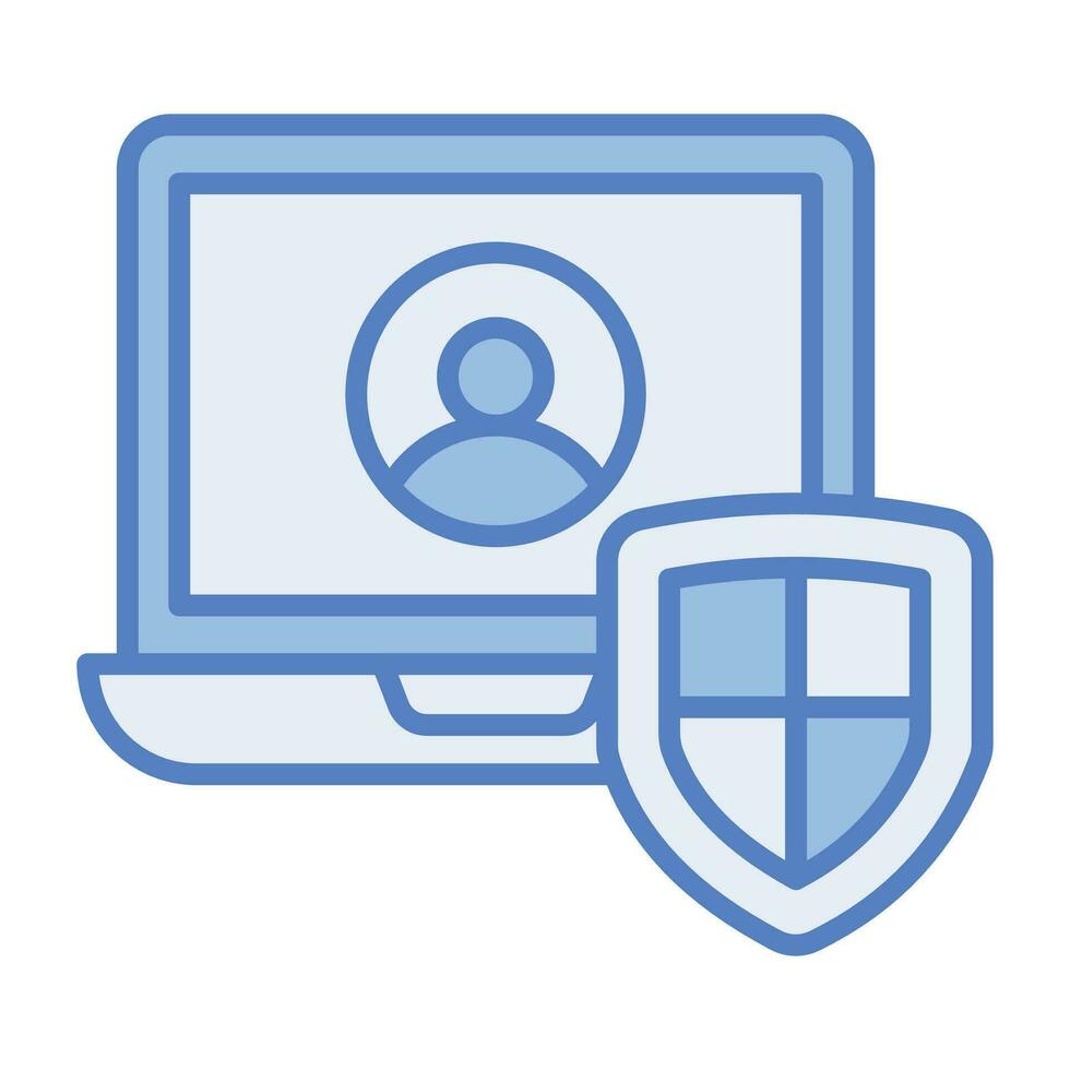 konfidentiell information ikon, uppkopplad bibliotek säkerhet, säkerhet begrepp vektor