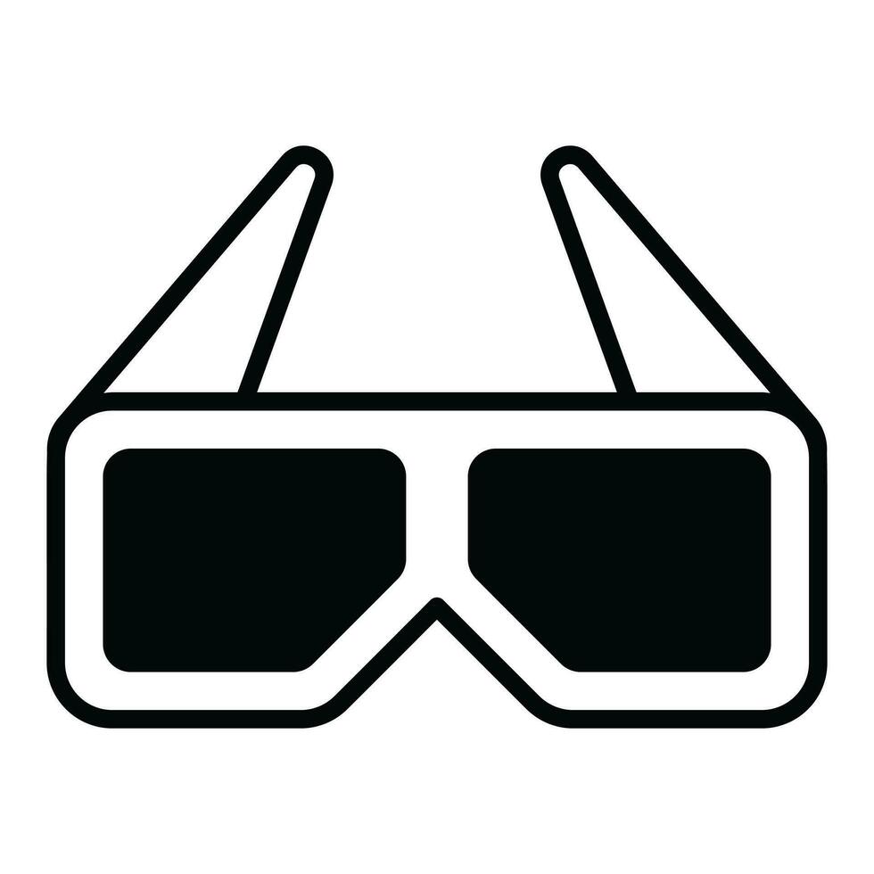 prüfen diese vorsichtig entworfen Symbol von 3d Brille im modern Stil, bereit zu verwenden Symbol vektor