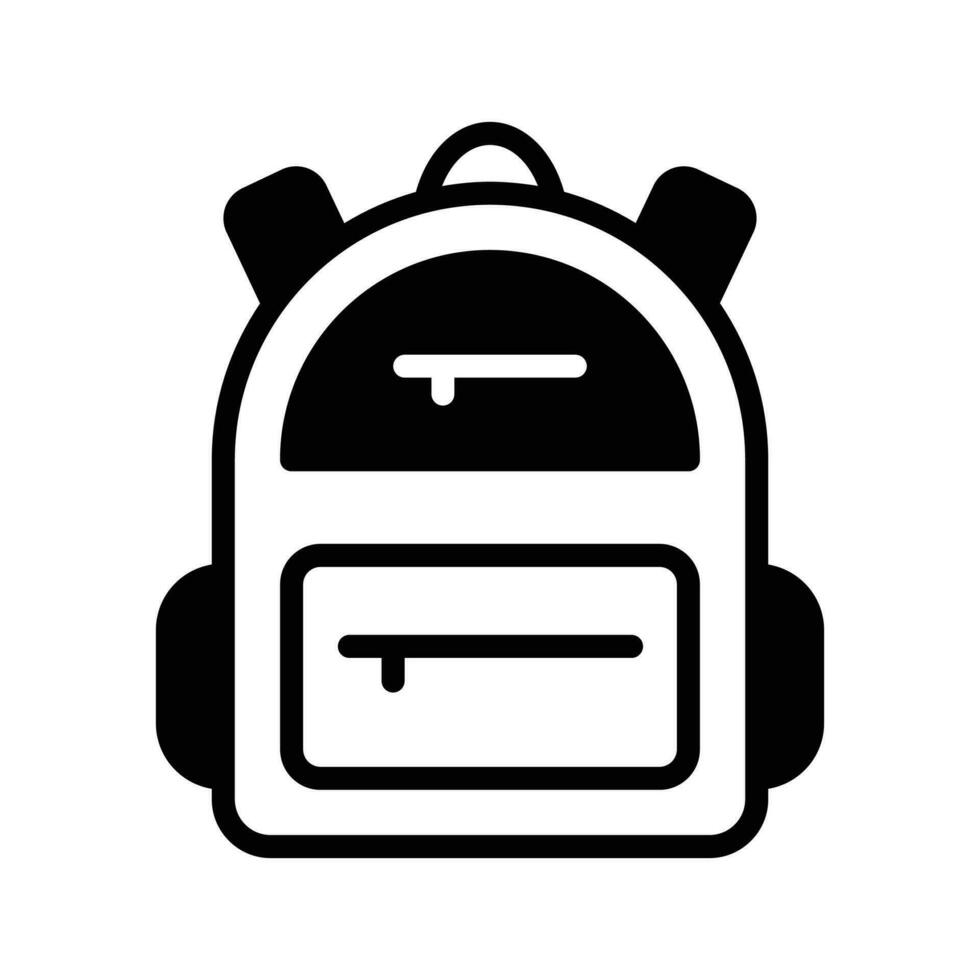 erhalten Ihre Hände auf diese vorsichtig gefertigt Symbol von Schule Tasche modisch Design vektor