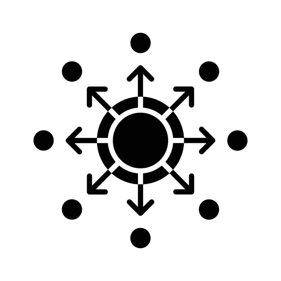 visuellt perfekt vektor av decentraliserad systemet, isolerat på vit bakgrund