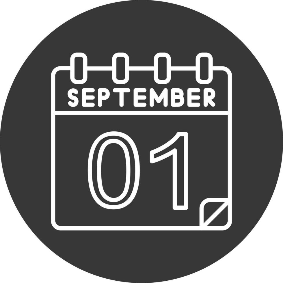 1 September Vektor Symbol