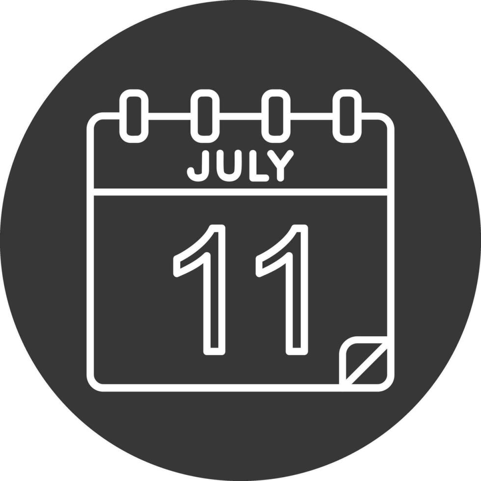 11 Juli Vektor Symbol